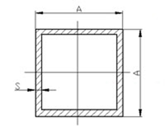 Труба квадратная из нержавейки сечение 150×150 мм